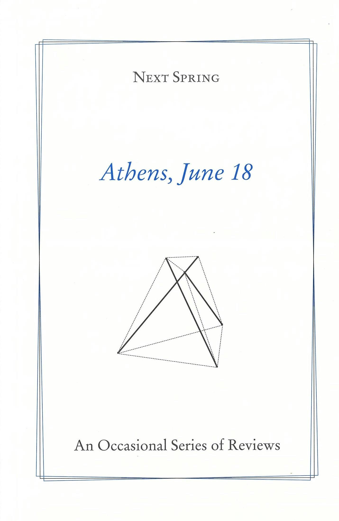 Next Spring: Elena Parpa, Athens, June 2018